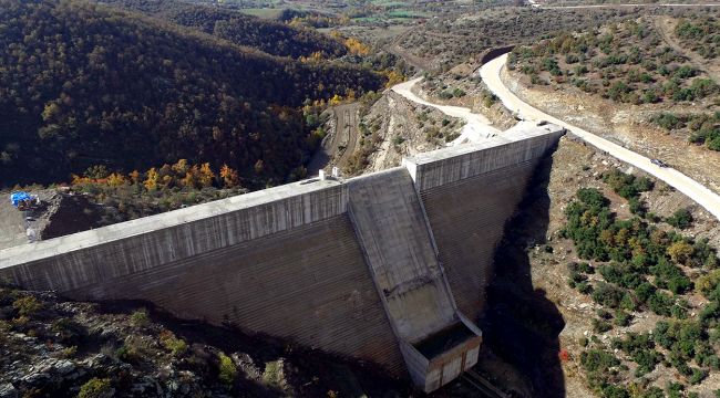 Manisa Ahmetli Kelebek Barajı'nda Su Tutulmaya Hazırlanıyor