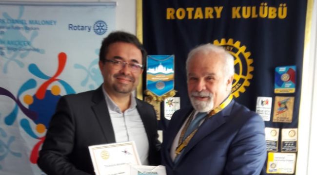 Bornova Rotary Kulübü'nün Konuğu Doç. Dr. Aykan Candemir Oldu
