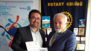 Bornova Rotary Kulübü'nün Konuğu Doç. Dr. Aykan Candemir Oldu