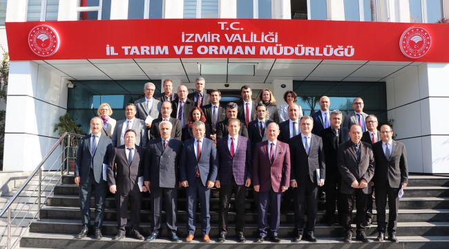 İzmir'de Kamu Kurumları Tarımsal Üretimde İşbirliği Yapacak