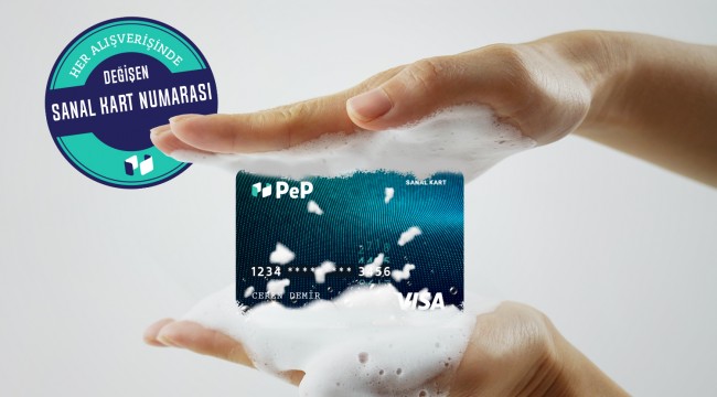pep visa sanal kart ile online alışverişler daha güvenli