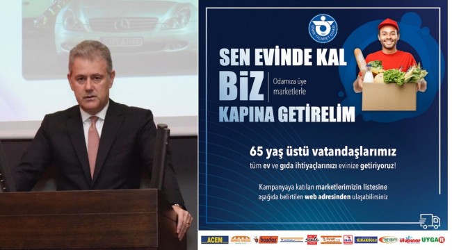 İZTO'dan 'Sen Evinde Kal, Biz Kapındayız' Kampanyası