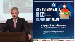 İZTO'dan 'Sen Evinde Kal, Biz Kapındayız' Kampanyası