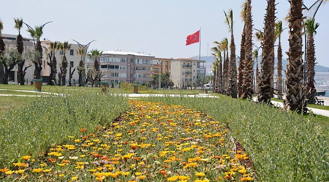 Aliağa'da Kişi Başına Düşen Yeşil Alan Oranı Arttı