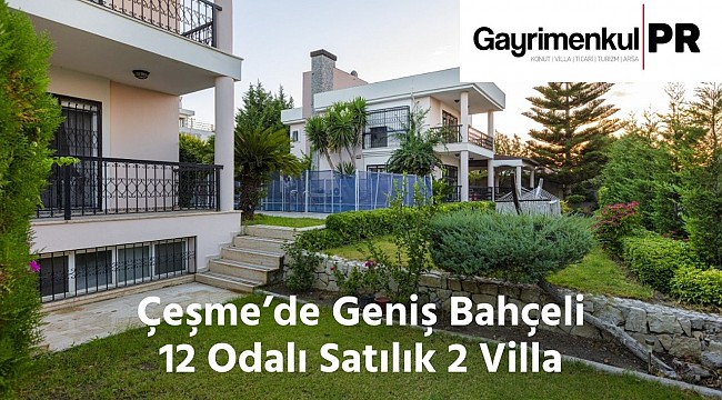 Çeşme'de Tam Müstakil Satılık 2 Villa