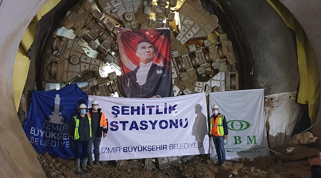 Narlıdere Metro Tünel Kazılarının Yüzde 74'ü Tamamlandı