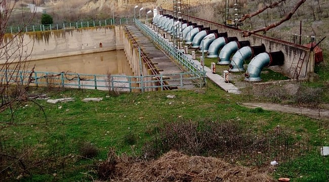 Gölmarmara Gölü'ne Su Basan Tesis Yıllardır Atıl Bekliyor