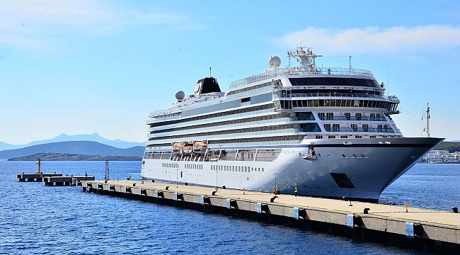 Bodrum Cruise Port, Viking Sea gemisini ağırladı