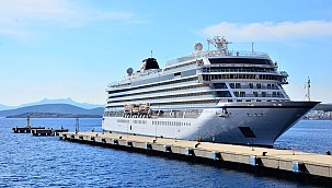 Bodrum Cruise Port, Viking Sea gemisini ağırladı