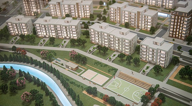 İzmir'de 10 Bin Konut Modern Bir Şehir Kuruluyor