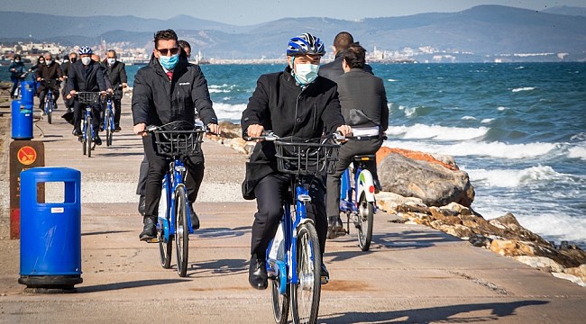 İzmir'in bisikletli ulaşım kabiliyetleri artıyor