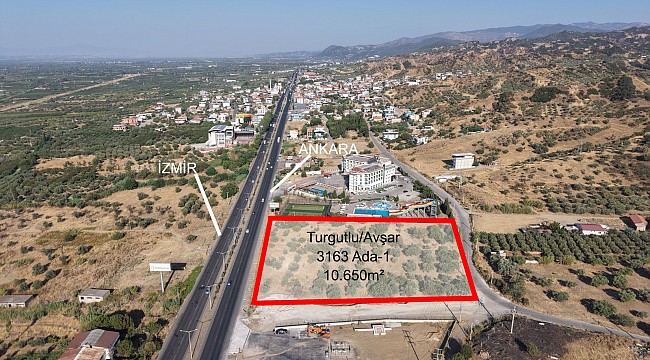 Manisa Turgutlu'da fuar alanı imarlı 10 dönüm arsa: yatırımcılar için fırsat